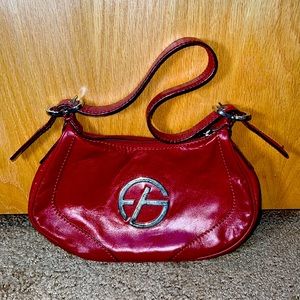 Red Leather Francesco Baisia Mini Bag